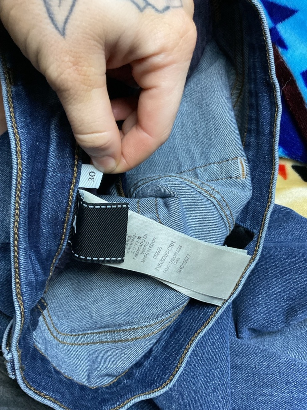 7 For All Mankind Women's Medium Blue Bootcut Jeans - Picture 7 of 8